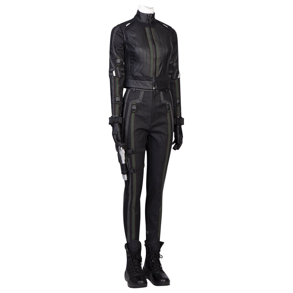 Traje de Cosplay Black Widow Marvel Comics Mono Halloween para Mujer - Fantasia Cosera