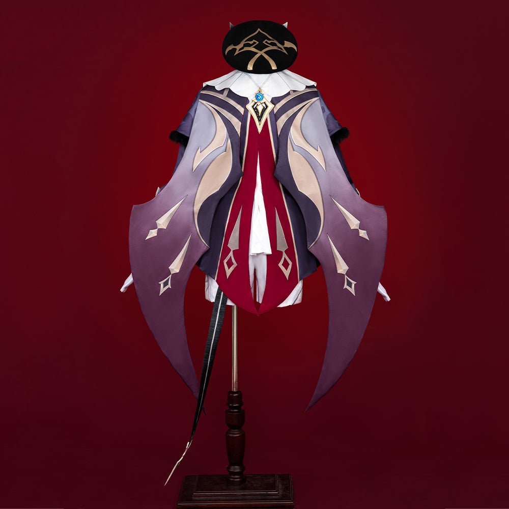 Traje de Cosplay de Lisa de Genshin Impact para Hombres - Fantasia Cosera