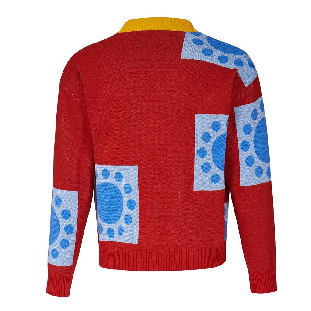 Suéter de Cosplay de Luffy del País Wano | Cardigan Anime para Adultos | Abrigo de Cosplay para Halloween - Fantasia Cosera