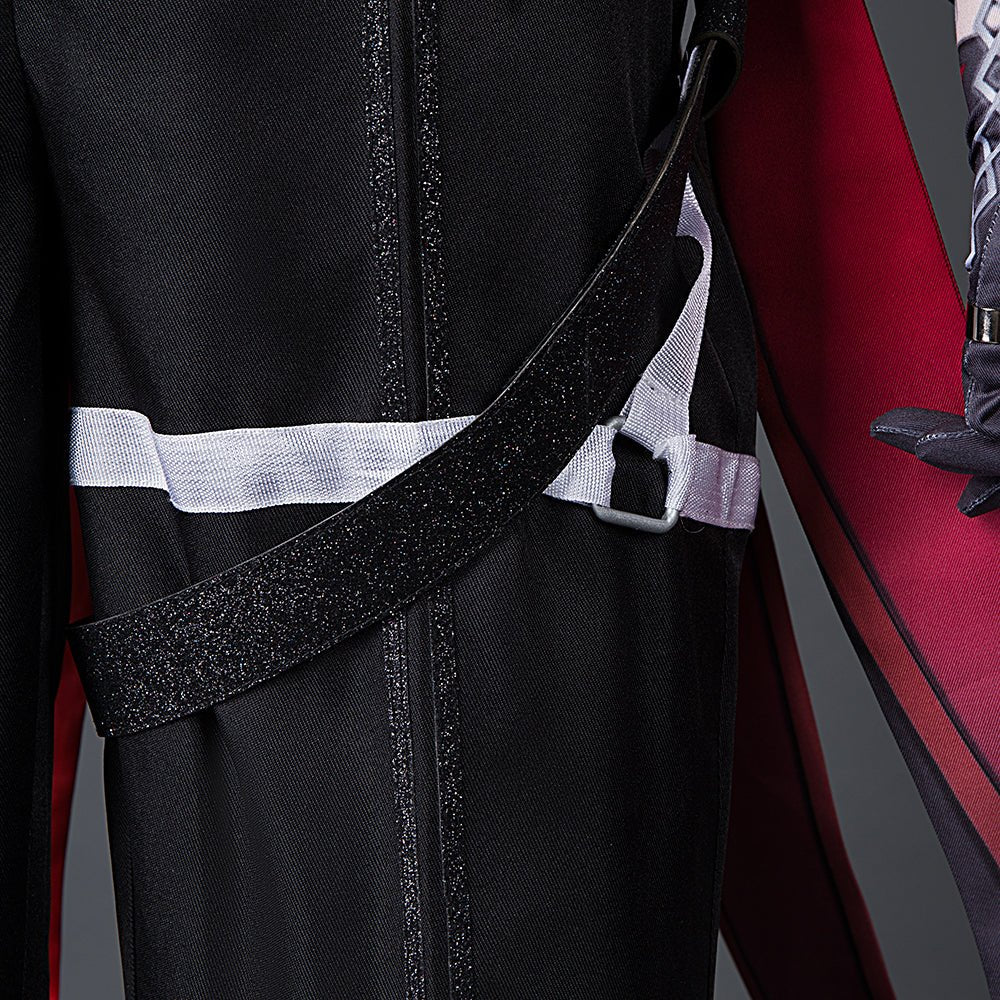 Sumérgete en la Noche con el Traje de Cosplay Diluc Atardecer Carmesí - Genshin Impact - Fantasia Cosera