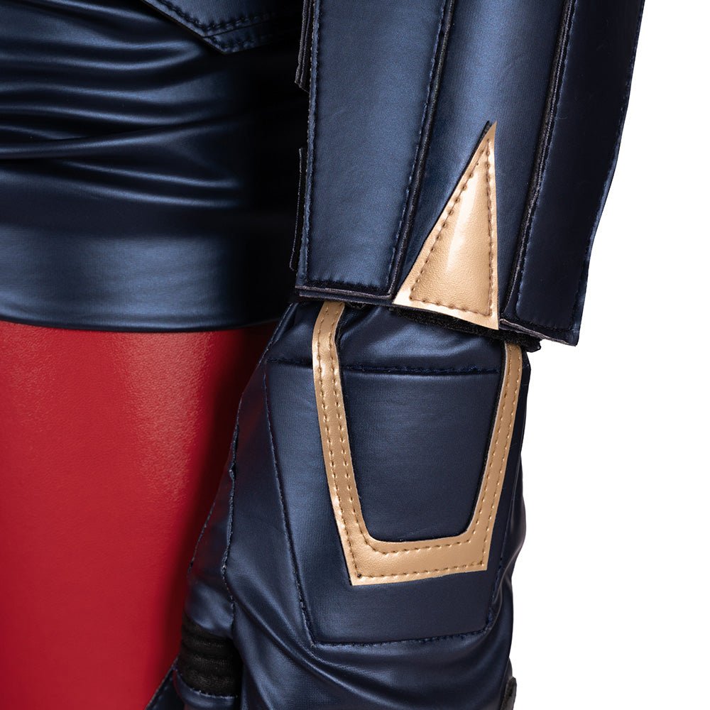 Traje de Cosplay de Captain Marvel de Avengers: Endgame - Réplica de Película de Alta Calidad - Fantasia Cosera