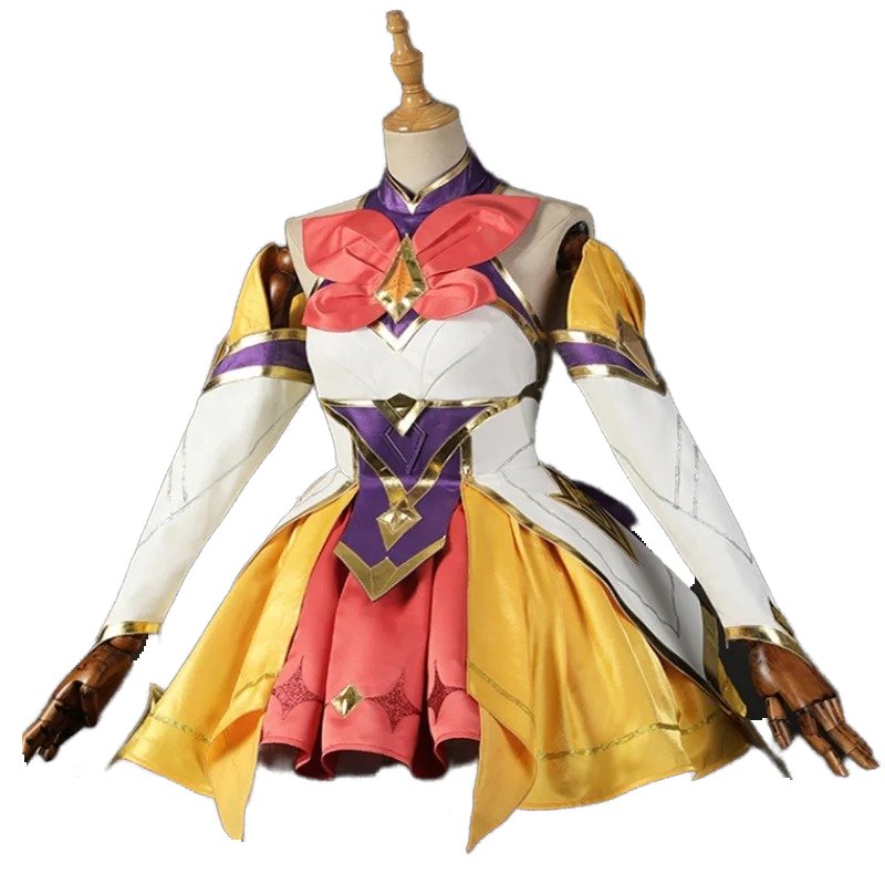 Traje de Cosplay Guardiana Estelar Seraphine de LOL para Mujer - Disfraz para Halloween y Carnaval - Fantasia Cosera
