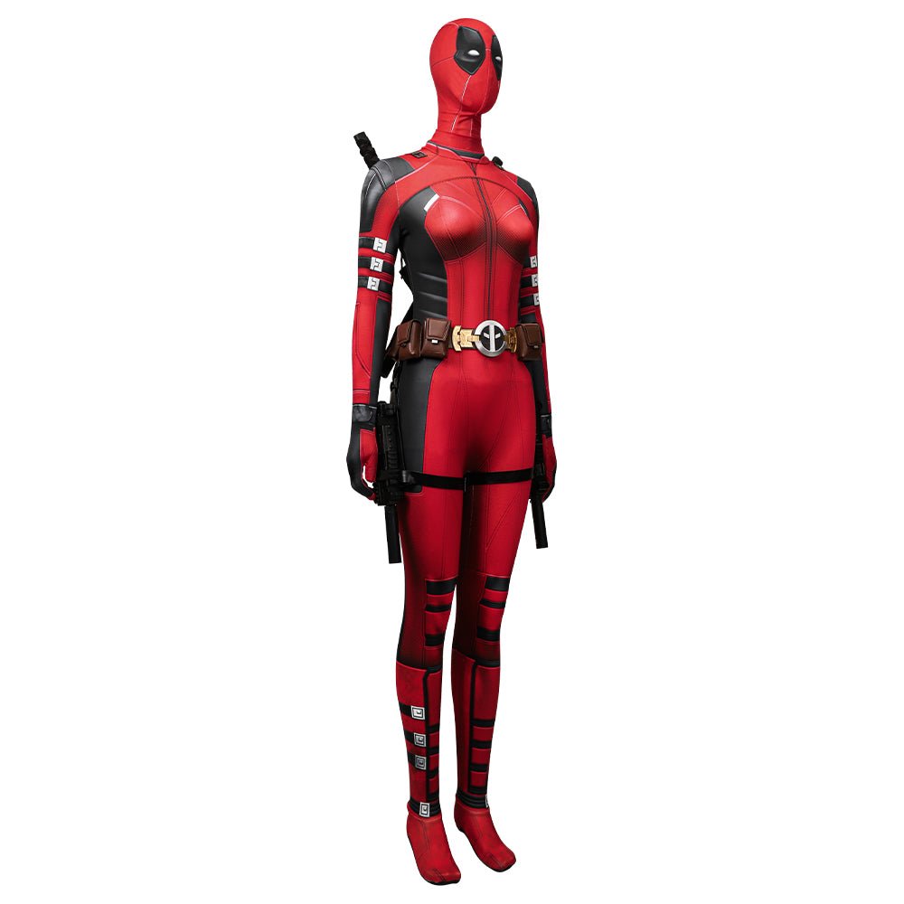 Chaqueta de Cosplay Deadpool 3 Mujer – Inspirada en Deadpool y Wolverine - Fantasia Cosera