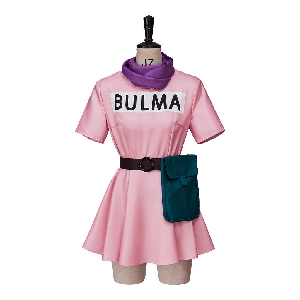 Traje de Cosplay de Bulma de Dragon Ball para Halloween y Carnavales - Fantasia Cosera