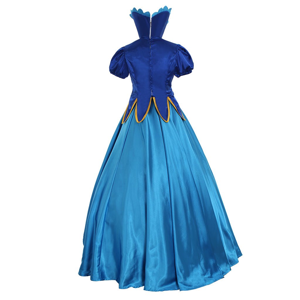 Traje de Cosplay de Juvia Lockser de Fairy Tail - Vestido Lolita Azul - Fantasia Cosera