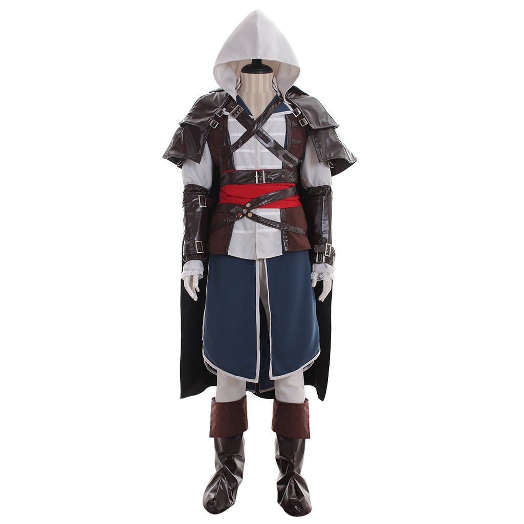 Traje Completo de Edward Kenway con Zapatos - Assassin’s Creed Bandera Negra para Adultos - Fantasia Cosera