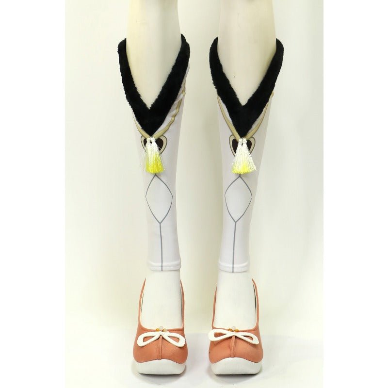 Traje de Yaoyao Cosplay - Disfraz de Halloween con Peluca y Mochila para Mujeres y Niños - Fantasia Cosera