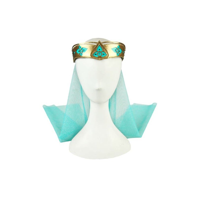 Disfraz de Princesa Jasmine - Vestido de Pavo Real Inspirado en Aladdin para Adultos - Fantasia Cosera