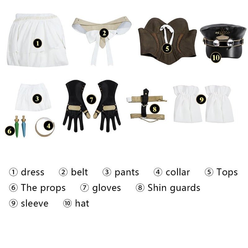 Traje Cosplay FFXIV Yuanmin para Mujeres y Hombres - Outfit de Anime y Juego para Halloween y Eventos - Fantasia Cosera