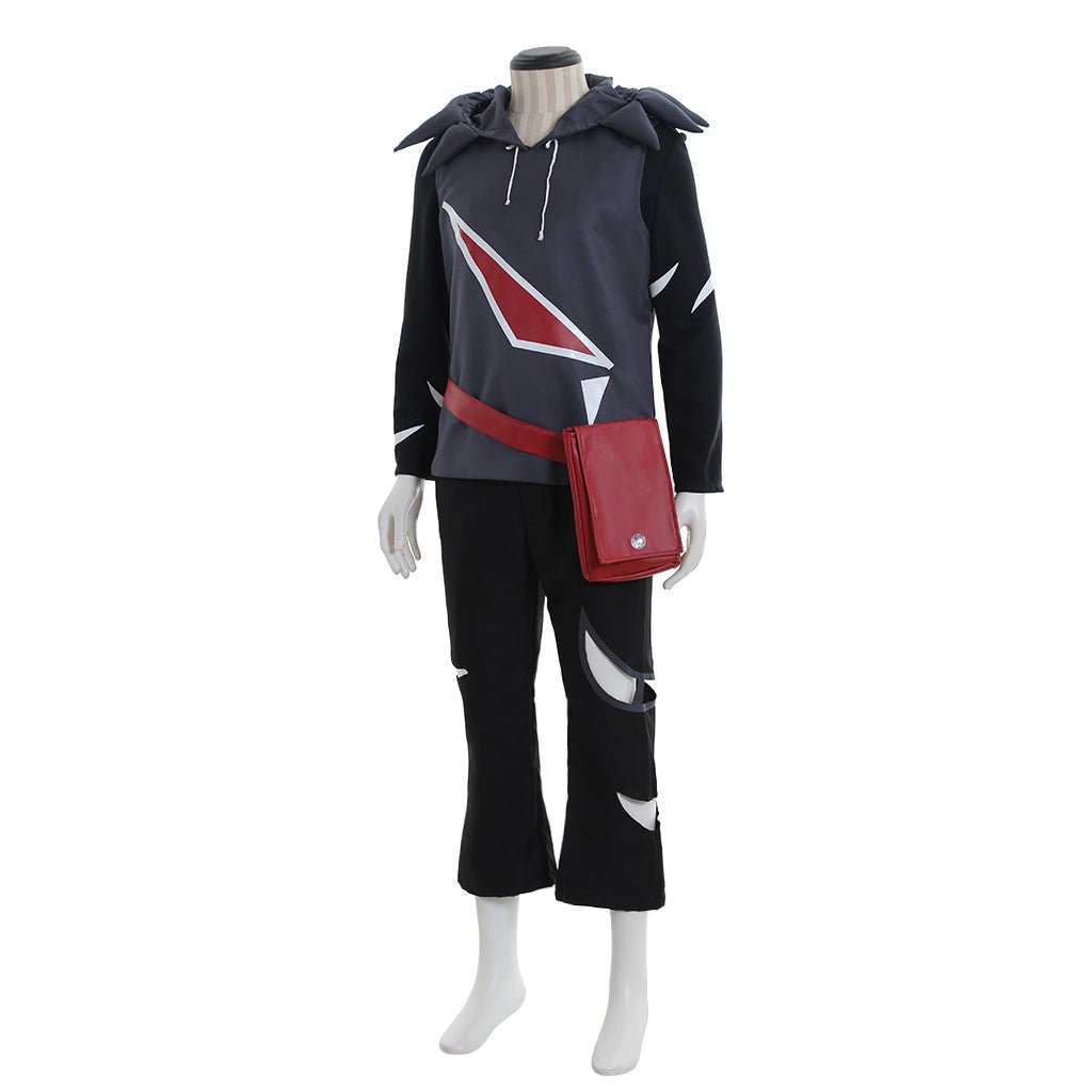 Traje de Cosplay de Gladion del Equipo Calavera de Pokémon Sol y Luna - Fantasia Cosera