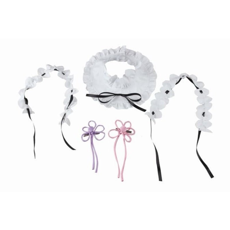 Traje de Cosplay de Criada Rem & Ram de Re:Zero - Vestidos Kawaii de Anime - Fantasia Cosera