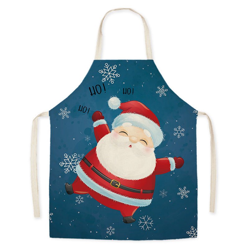 Delantal de cocina de Santa Claus para adultos, resistente a manchas y aceite, unisex - Fantasia Cosera