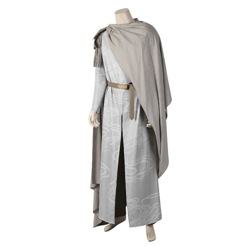 Traje de Cosplay de Elfo Elrond de Los Anillos de Poder para Hombres - Túnica, Capa y Armadura - Fantasia Cosera