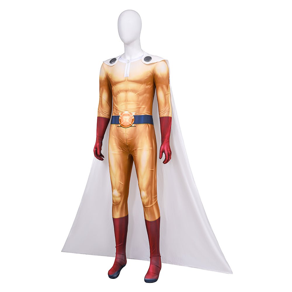Traje de Cosplay de Saitama de One Punch Man Temporada 3 - Calidad Premium - Fantasia Cosera