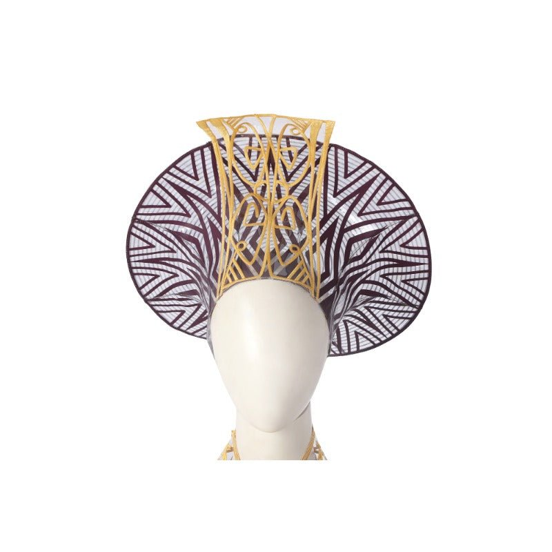 Vestido Real de Ramonda de Pantera Negra para Cosplay y Eventos - Fantasia Cosera