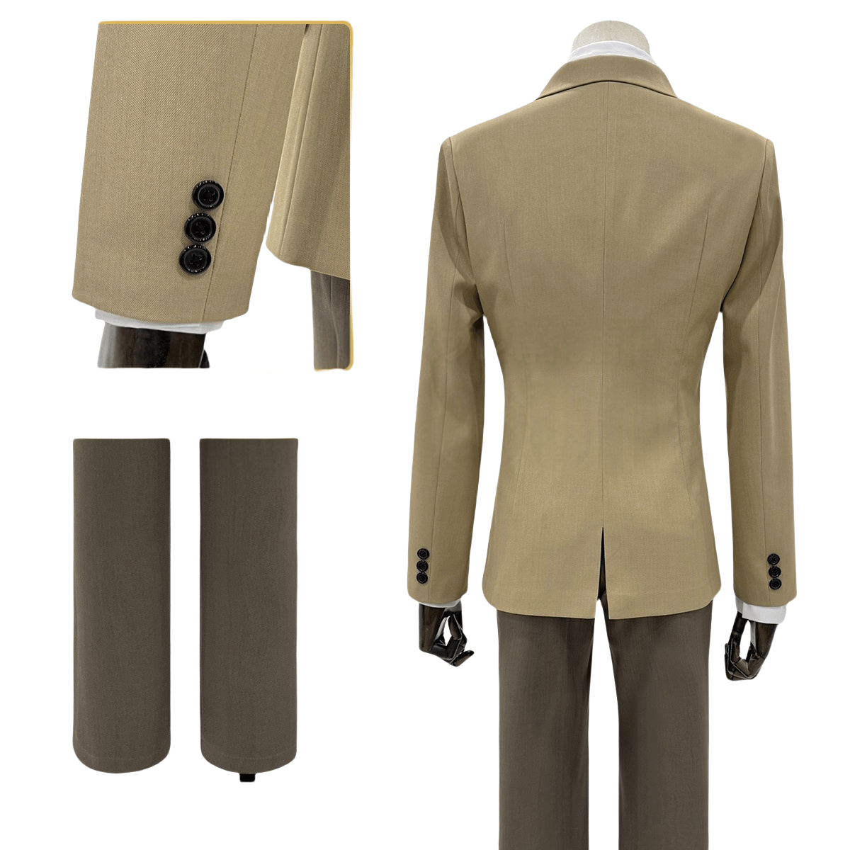 Traje de Cosplay de Light Yagami Death Note - Calidad Premium - Fantasia Cosera