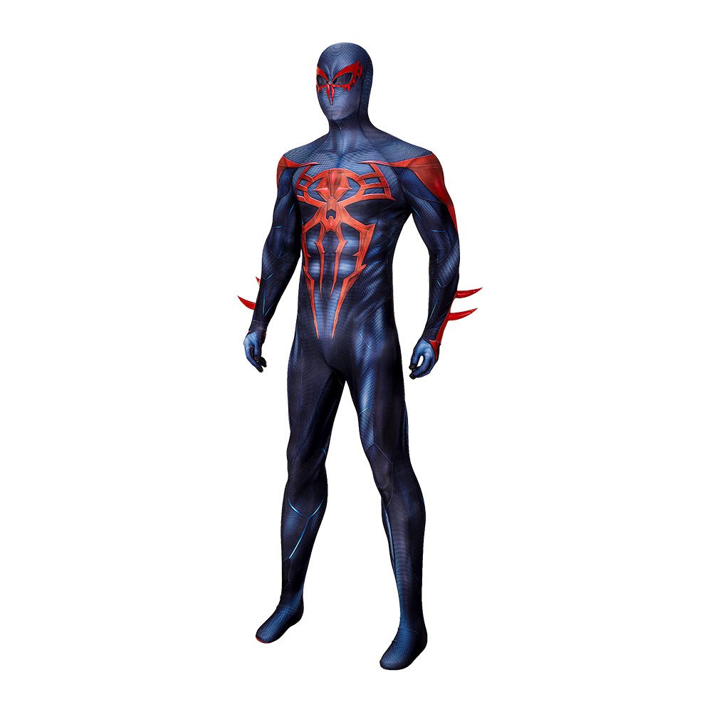 Traje de Cosplay de Spider-Man 2099 Traje Negro de Miles Morales para PS4 - Fantasia Cosera