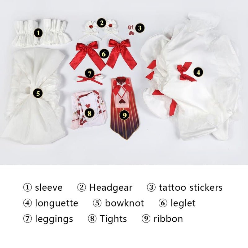 Traje de Cosplay de Miku Ángel, Vestido de Halloween del Jardín del Edén, Uniforme de Anime - Fantasia Cosera