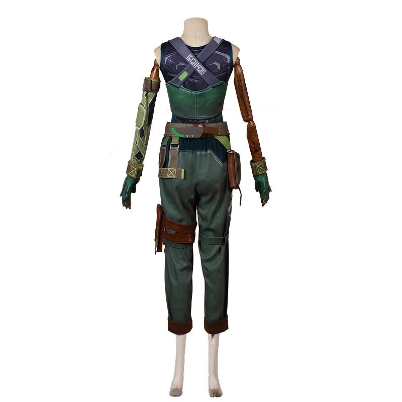 Traje de Cosplay de Skye de Valorant para Mujer - Uniforme Punk para Fiesta de Halloween - Fantasia Cosera