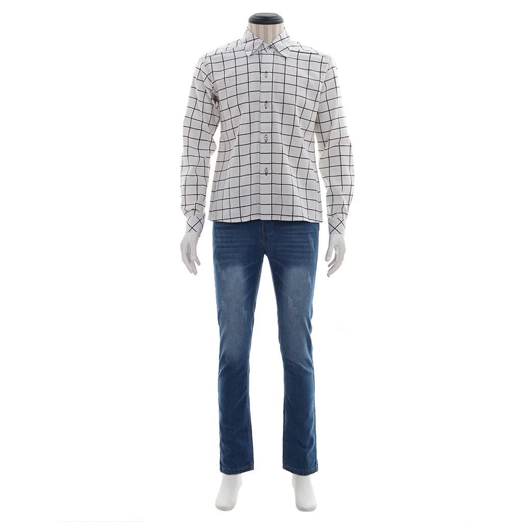 Traje de Cosplay de Regreso al Futuro - Chaqueta en Naranja, Blanco y Rojo - Fantasia Cosera