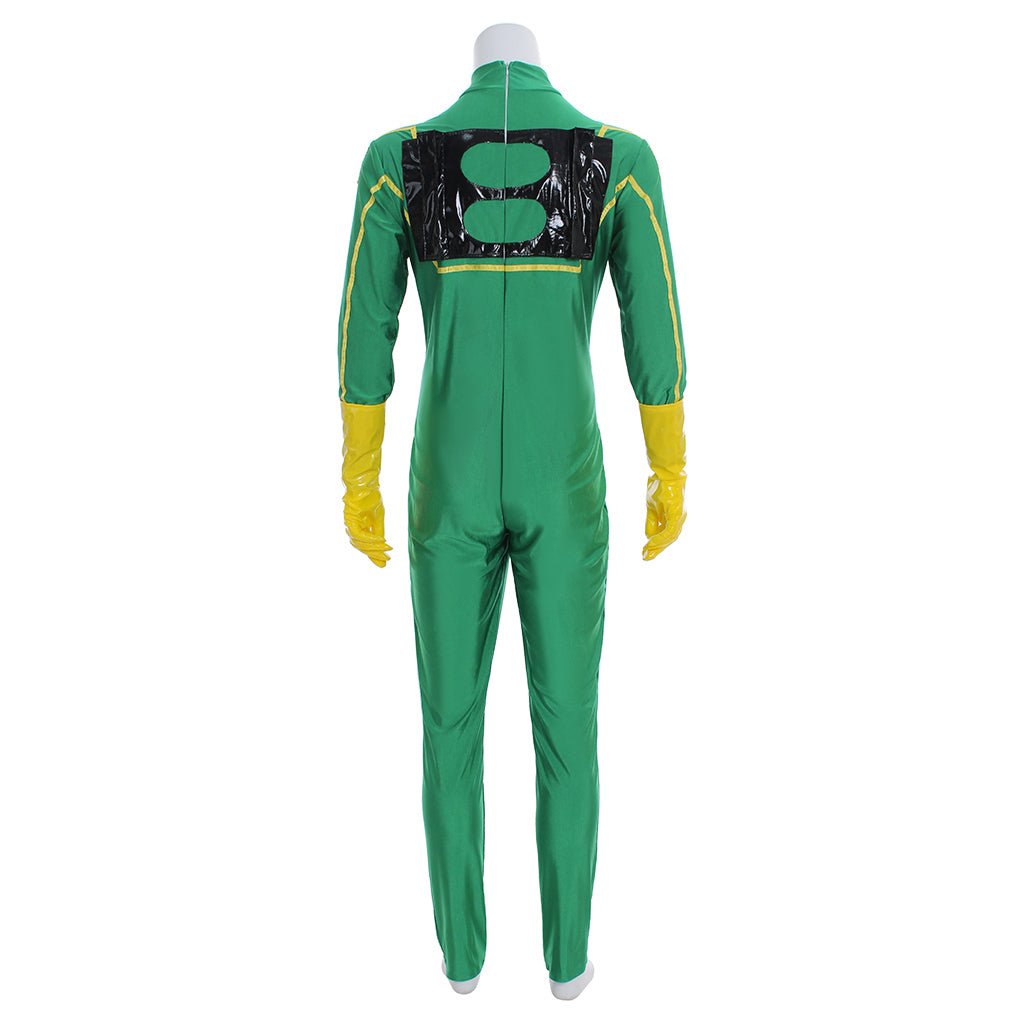 Traje de Cosplay de Dave Lizewski de Kick-Ass - Outfit Verde - Fantasia Cosera