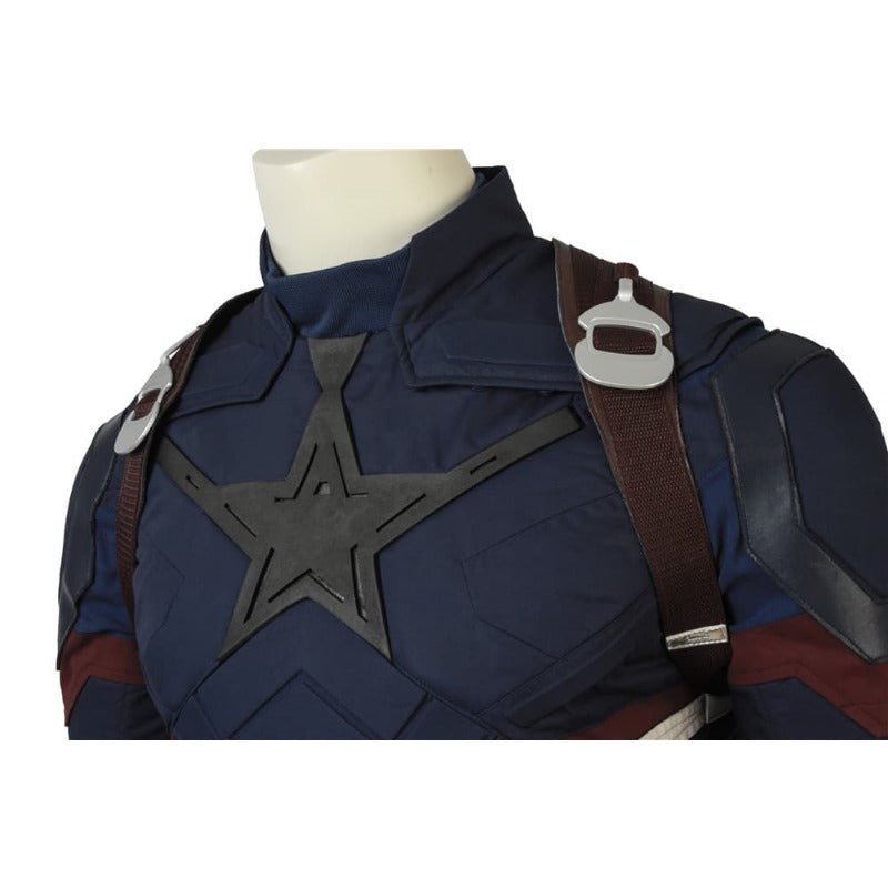 Traje de Cosplay de Captain America Steve Rogers Guerra del Infinito | Fantasía Cosera - Fantasia Cosera