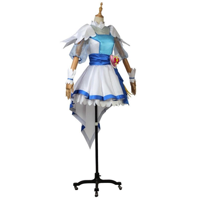 Traje de Cosplay de Cure Ange Yakushiji Saaya de Hugtto! Pretty Cure para Adultos - Fantasia Cosera