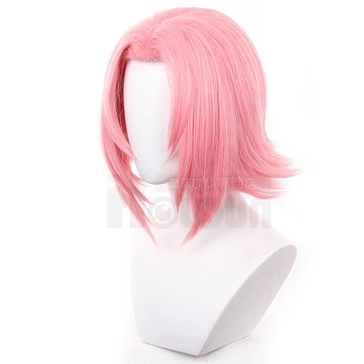 Peluca Cosplay Haruno Sakura Rosa - Tamaño Ajustable y Resistente al Calor - Fantasia Cosera
