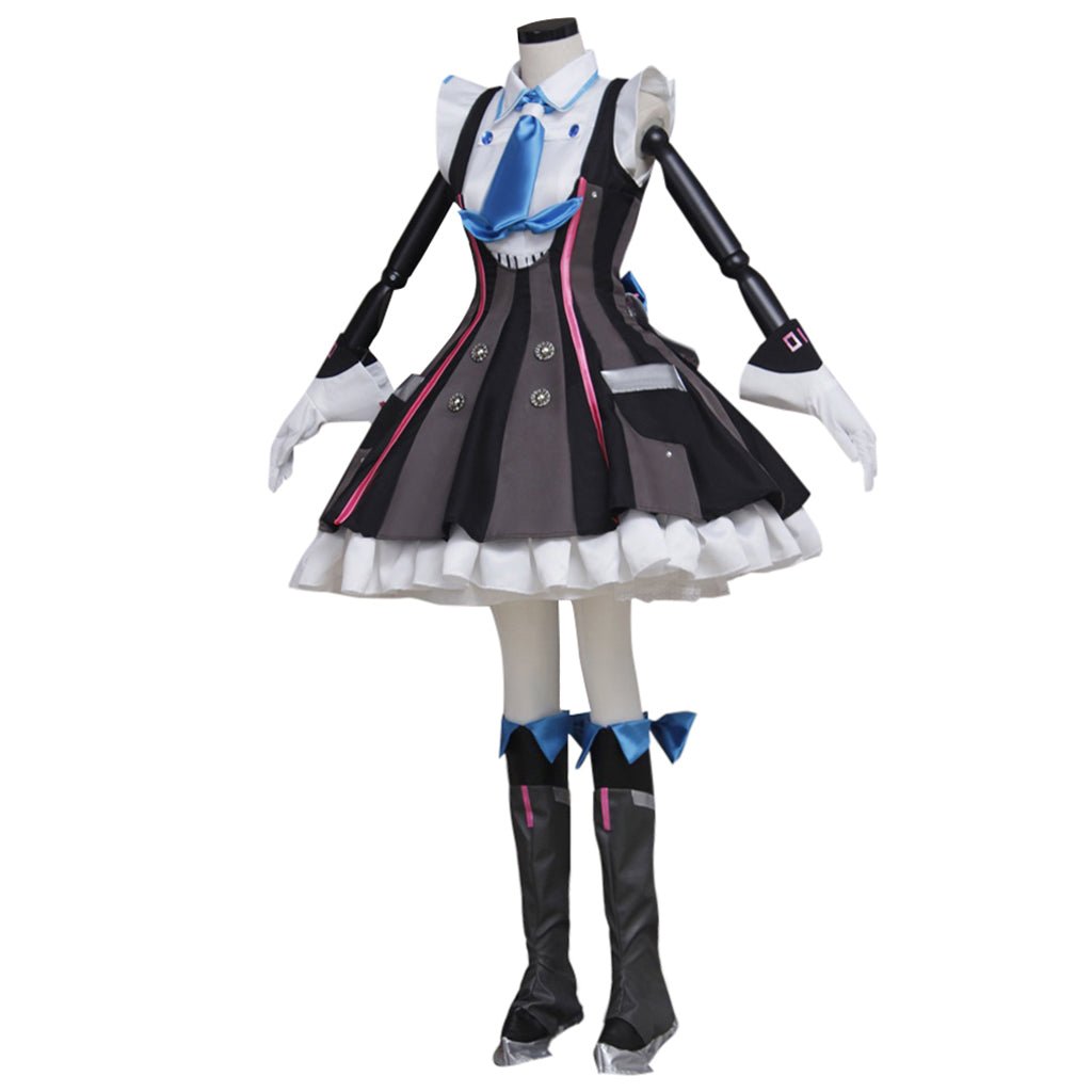 Traje de Cosplay KIYO-KIYO Miku Magia Futuro 2016 con Zapatos y Audífonos - Fantasia Cosera