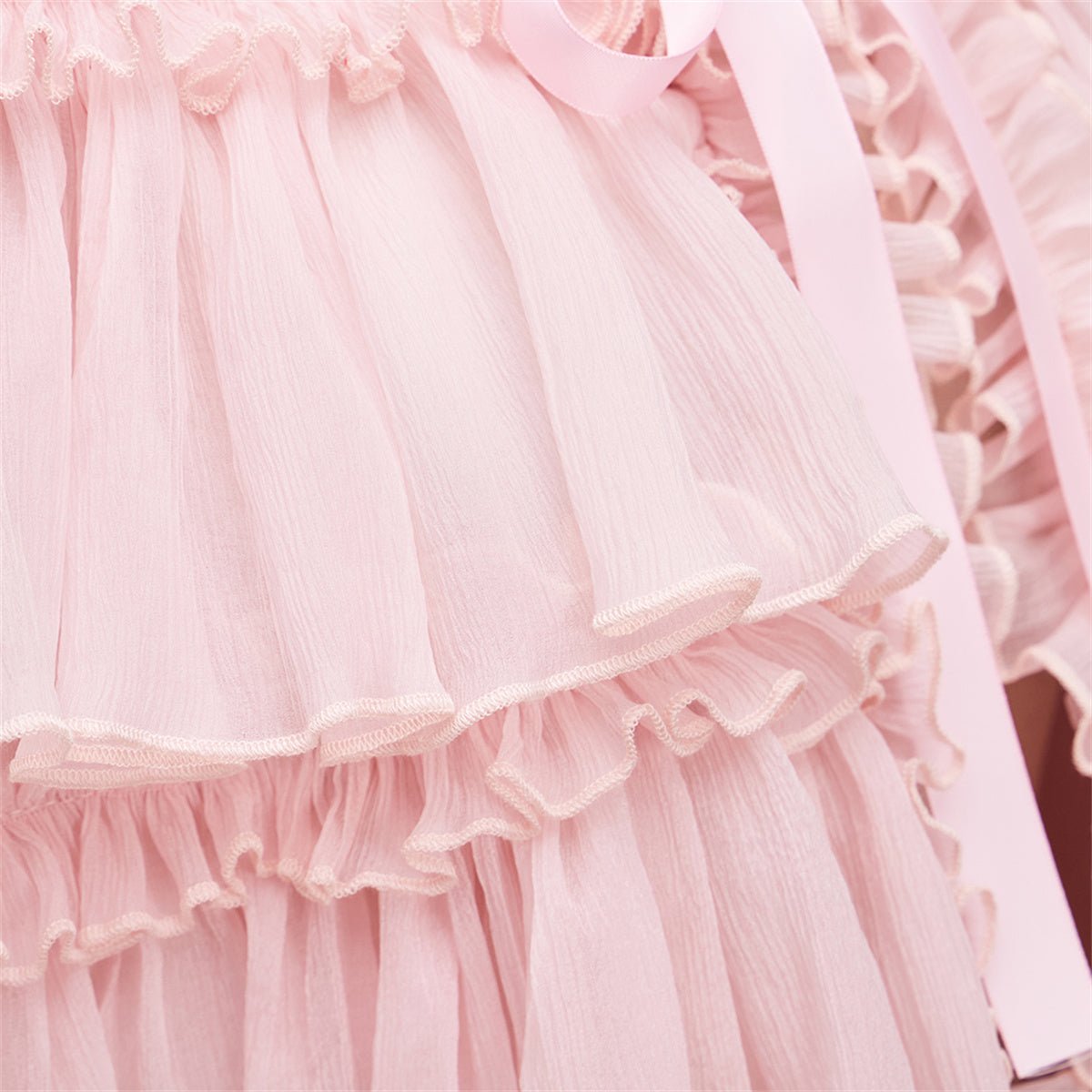 Capa Rosa de Longitud Media para Cosplay - Fantasia Cosera