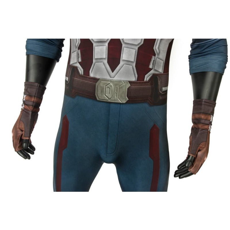 Traje de Cosplay de Capitán América de Avengers Infinity War para Adultos - Fantasia Cosera