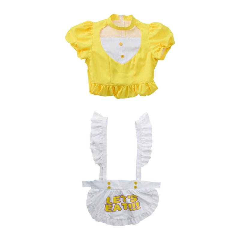 Vestido Amarillo de Cosplay Inspirado en Five Nights at Freddy's - Serie de Cosplay - Fantasia Cosera