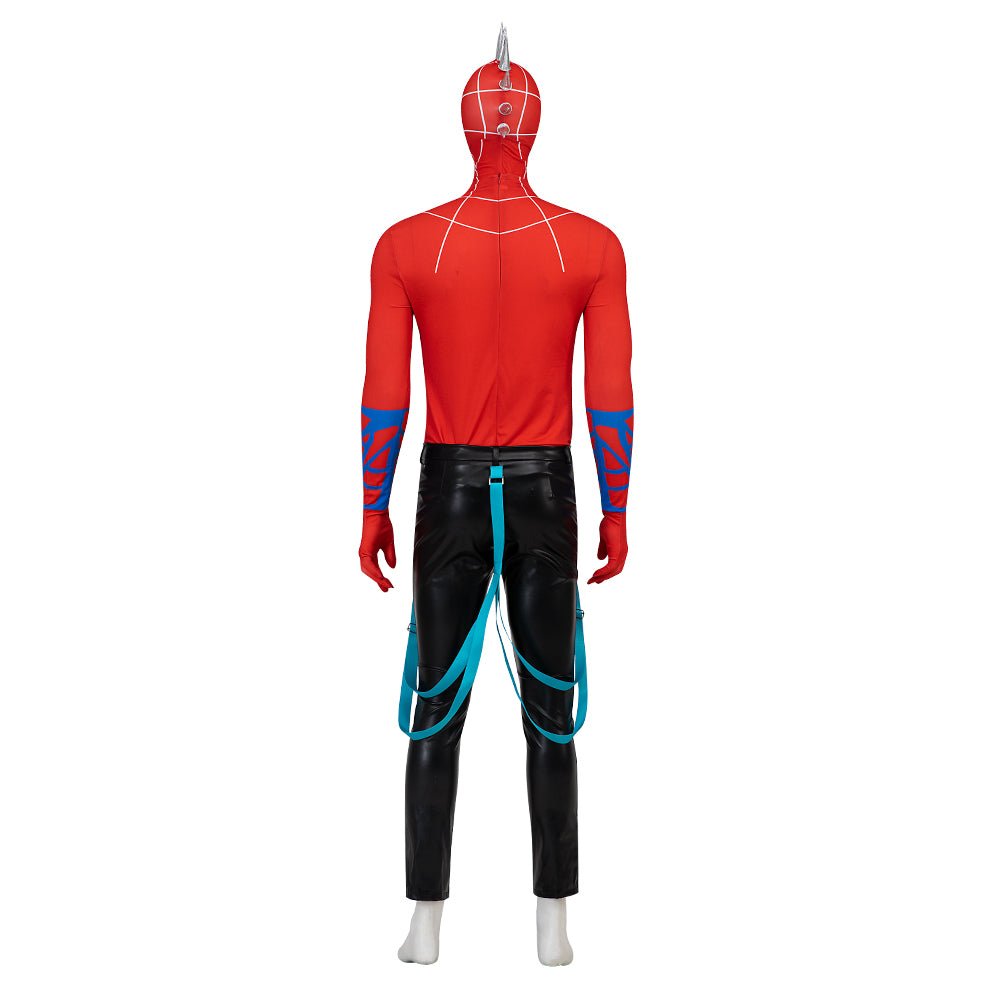 Traje de Cosplay Punk Spider-Man (Hobie) de Spider-Man: A Través del Spider-Verso - Fantasia Cosera