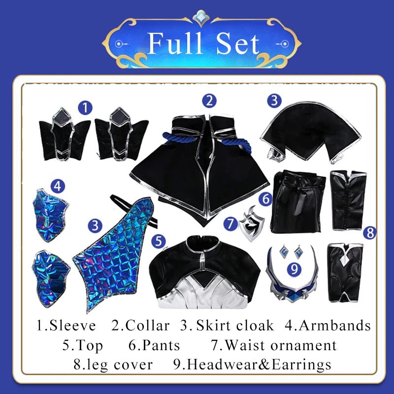 Traje de Cosplay de LOL Aspecto del Crepúsculo Zoe Piel de Campeona EDG de LOL Conjunto Completo para Halloween - Fantasia Cosera