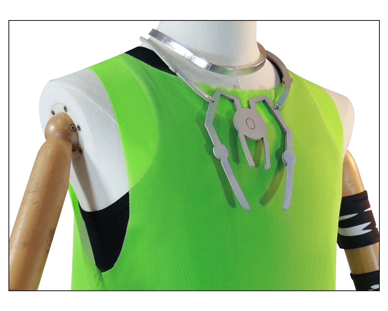 Traje de Cosplay Alienígena Escenario Extraño R7 TILL Verde - Fantasia Cosera