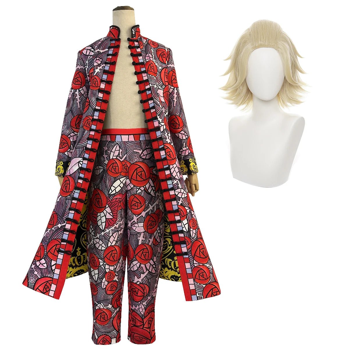 Traje de Cosplay de Manjiro Sano Mikey de Tokyo Anime Nueva Experiencia Chaqueta Pantalones Halloween Navidad - Fantasia Cosera