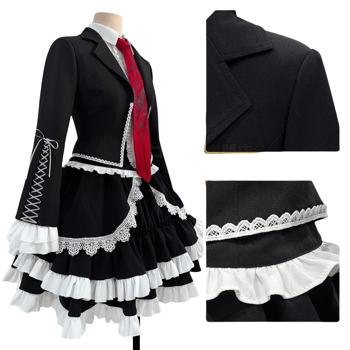 Traje de Cosplay de Celestia Ludenberg - Danganronpa: Trigger Happy Havoc - Fantasia Cosera