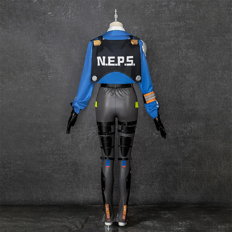 Disfraz de Zhu Yuan de Zenless Zone Zero - Uniforme de Líder de Investigación Criminal para Cosplay y Halloween - Fantasia Cosera