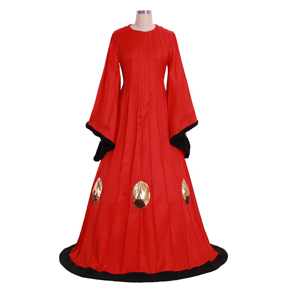 Vestido de Cosplay de la Reina Padme Amidala | Traje Rojo Personalizado para Eventos - Fantasia Cosera