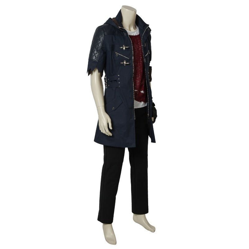 Traje de Cosplay DMC 5 Nero - Chaqueta Larga de Cazador de Demonios para Adultos - Fantasia Cosera
