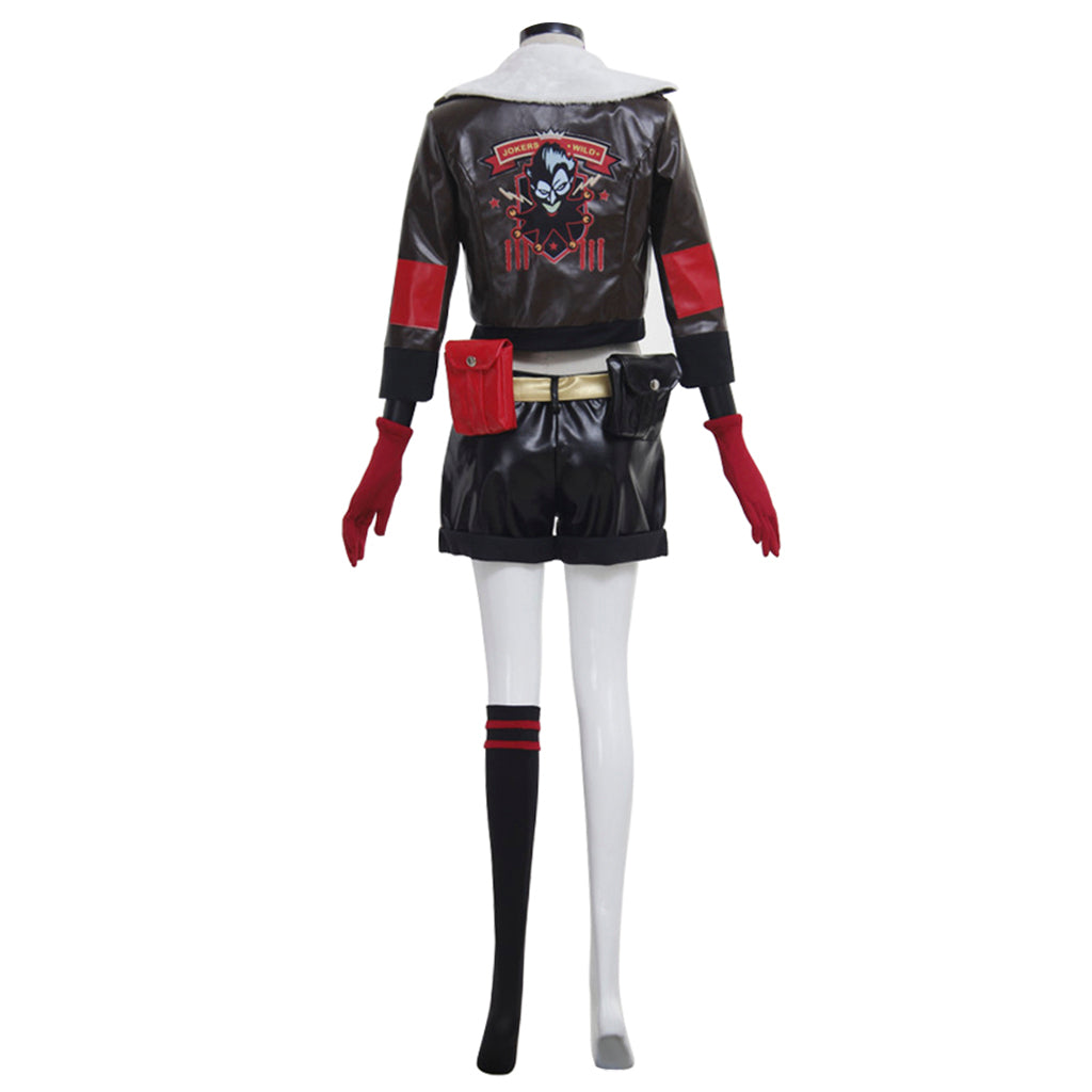 Traje de Cosplay de Harley Quinn – Divertido, Feroz e Icónico Outfit de Supervillana para Mujeres - Fantasia Cosera