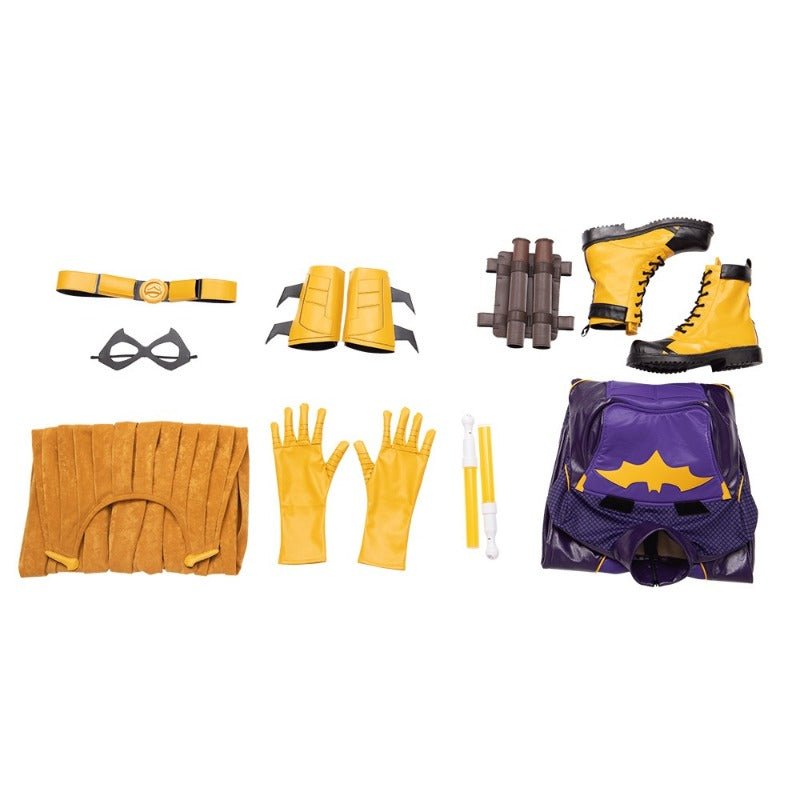 Traje de Cosplay de Batgirl de Gotham Knights para Mujer - Outfit de Halloween de Batgirl - Fantasia Cosera