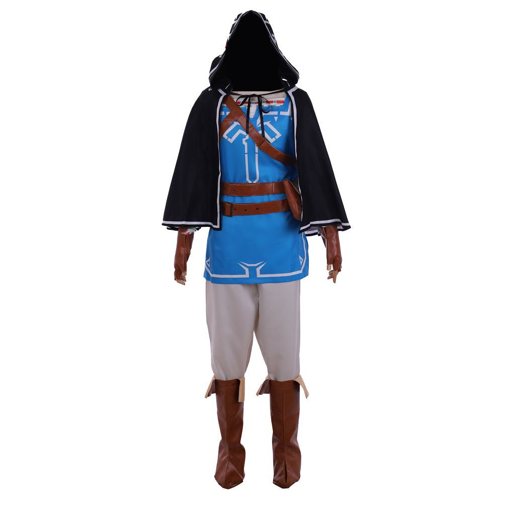 Juego Zelda: Aliento de lo Salvaje Traje Cosplay Link Conjunto Completo - Outfit Auténtico de Héroe - Fantasia Cosera