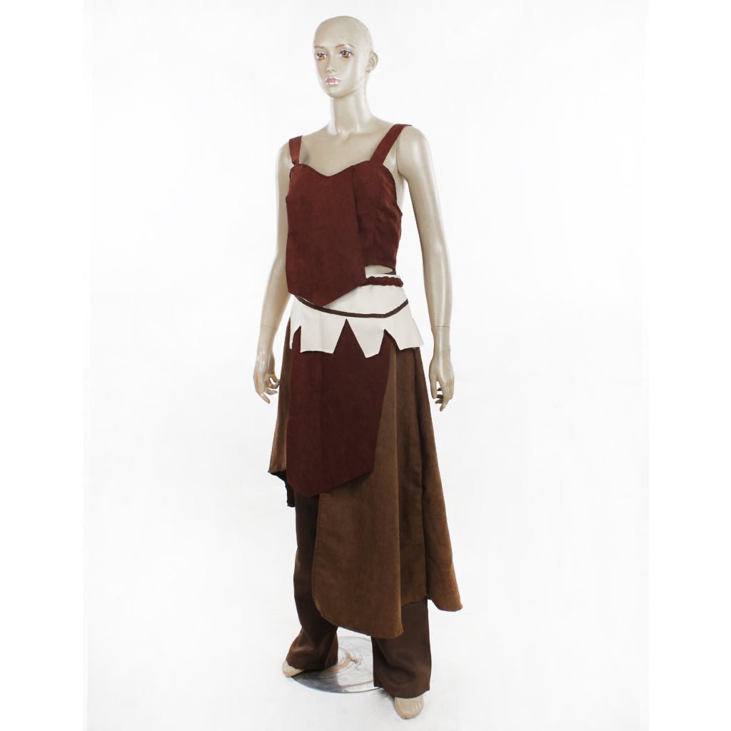 Traje de Daenerys para Mujeres Adultas - Top, Vestido, Pantalones de Reina - Fantasia Cosera