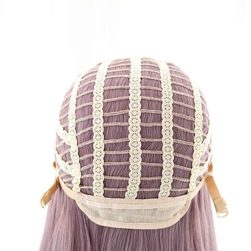 Peluca Herta Honkai Star Rail Cosplay 105cm Largo Recto Mujer Pelucas Sintéticas Resistentes al Calor - Fantasia Cosera