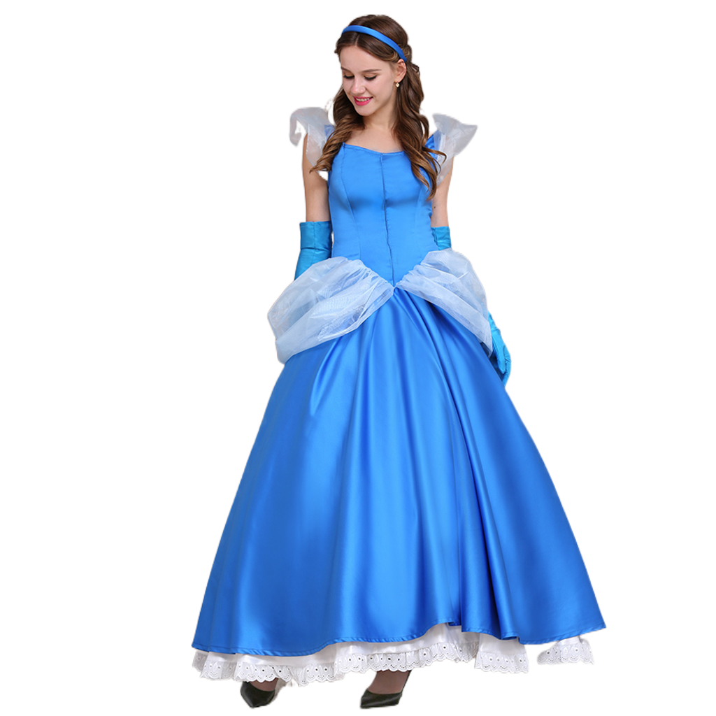 Serie de Disfraces de Cosplay de Disney Cenicienta: Princesa, Príncipe, Madrastra y Criada - Fantasia Cosera