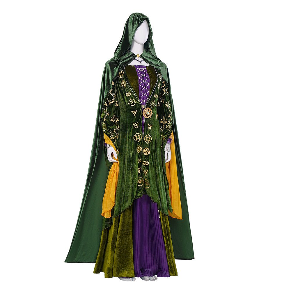 Disfraz de Winifred Sanderson Hocus Pocus 2 Traje de Bruja Cosplay - Fantasia Cosera