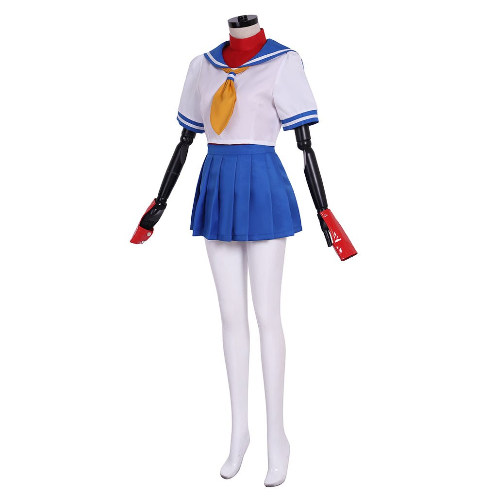 Traje de Cosplay Sakura Kasugano Street Fighter | Uniforme de Personaje de Juego - Fantasia Cosera