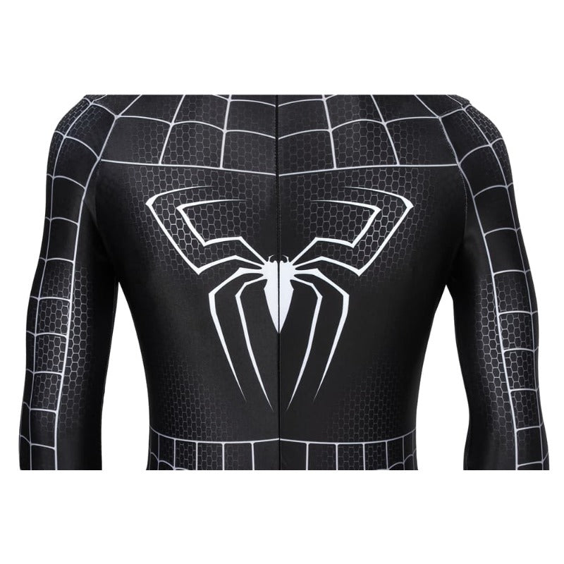 Traje de Venom Spider-Man Simbiote Negro Marvel Spider-Man 3 Cosplay - Fantasia Cosera