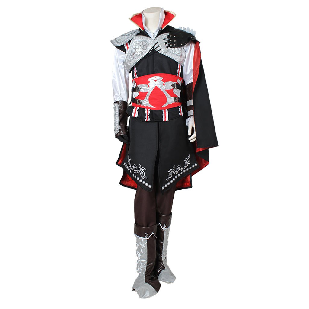 Traje de Cosplay de Ezio Assassin's Creed Completo para Hombres | Serie de Cosplay de Juegos - Fantasia Cosera